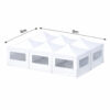 6x9m Faltzelt mit Seitenteile