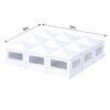 9x9m Faltzelt mit Seitenteile