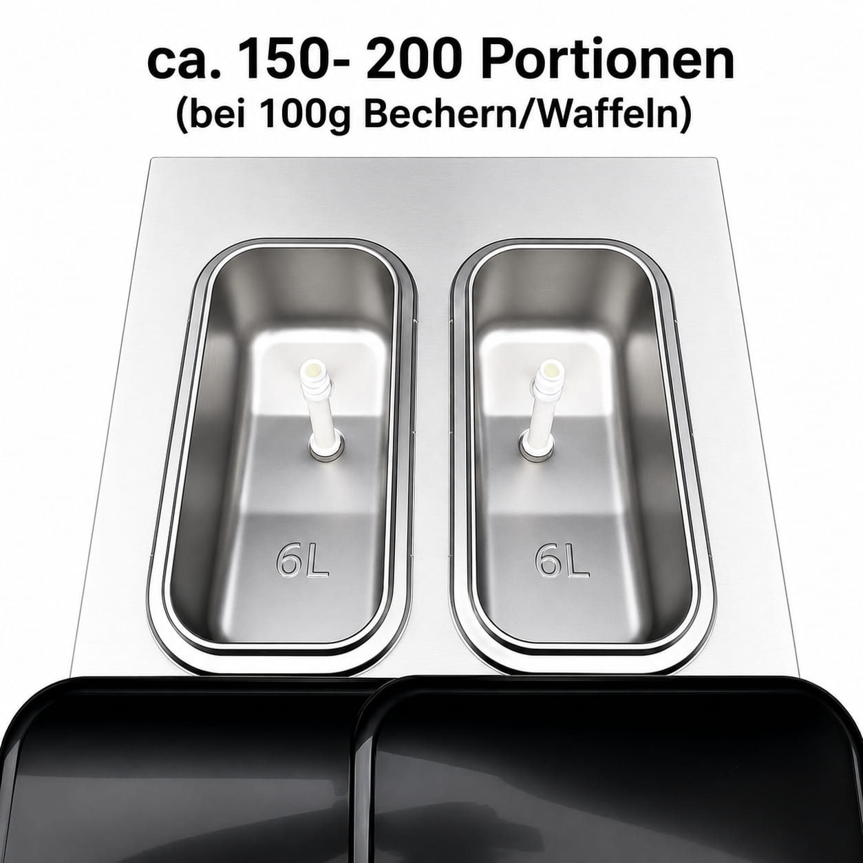 Vevor Softeismaschine 13 - Portionen Vevor Softeismaschine