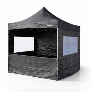 3x3m Verkaufsstand schwarz
