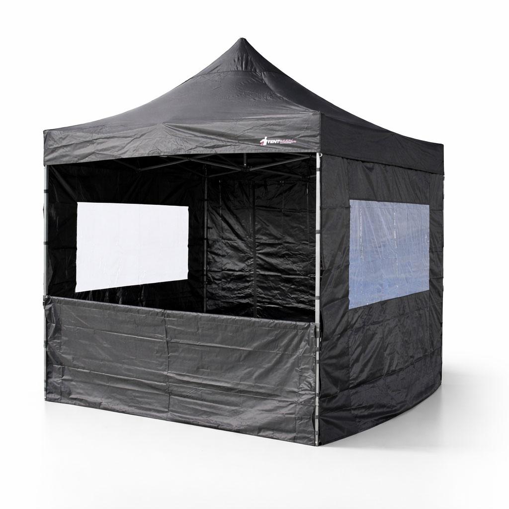 3x3m Verkaufsstand schwarz 3x3m Verkaufsstand schwarz